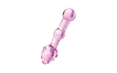 Sexus Unisex Glass Dildo 17cm Pink Glass Sex Toys